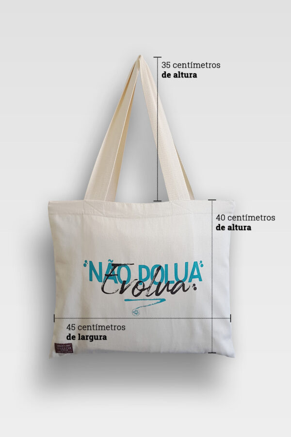 Sacola sustentável - Ecobag Não polua, evolua!