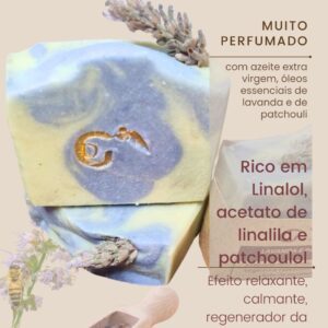 Sabonete em Barra Lavanda com Patchouli