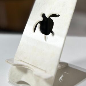 Suporte para Celular Sustentável - Retangular Tartaruga Vazada
